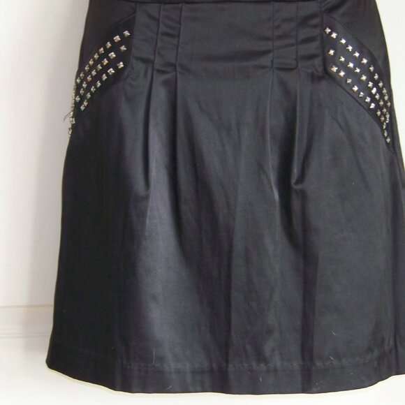 Grass Collection Black Studded Dress with pockets - Picture 4 of 8